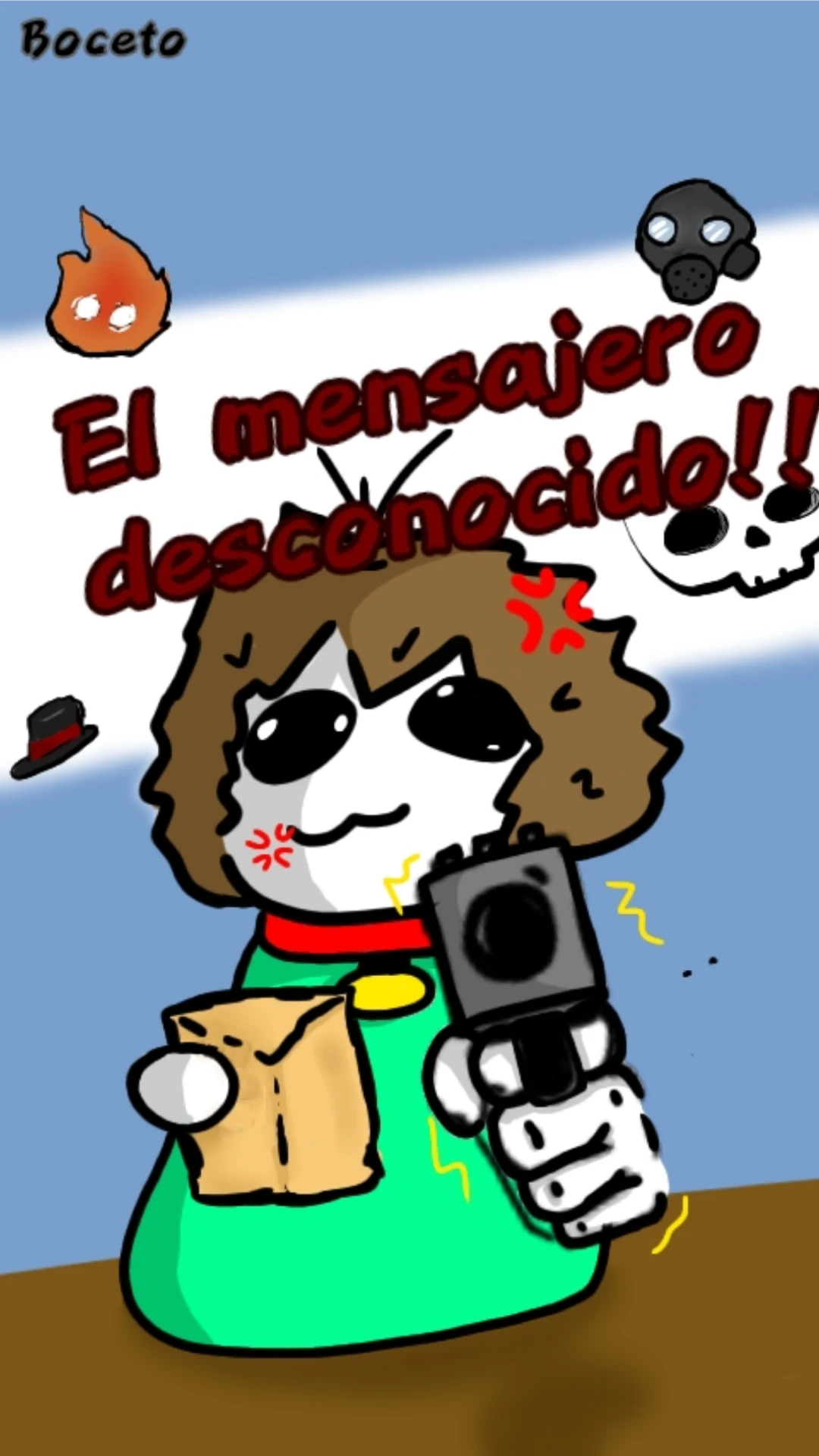 El mensajero desconocido!! (Boceto)