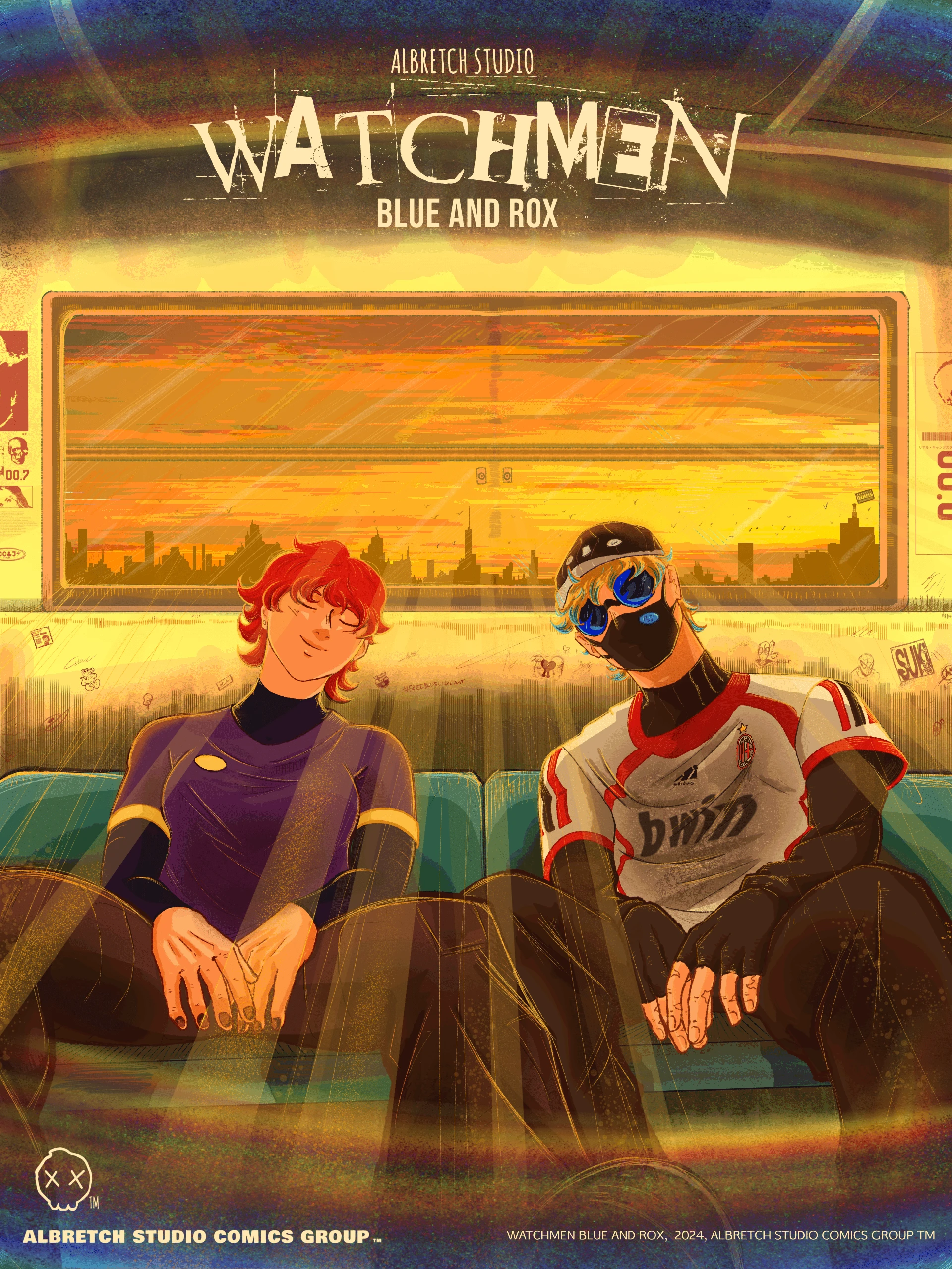 WATCHMEN BLUE AND ROX 